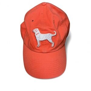 The Black Dog salmon cap